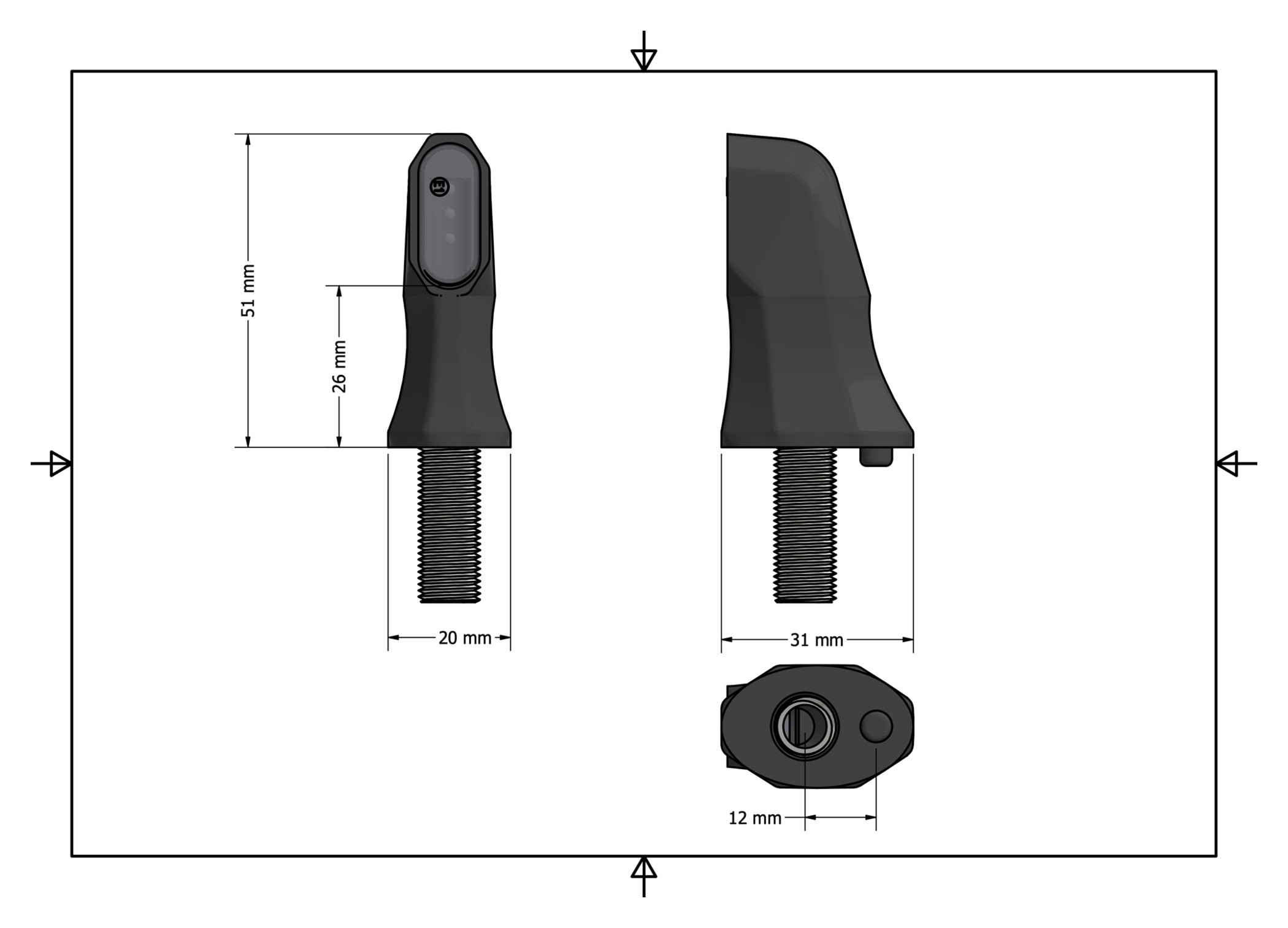 Semnalizatoare LED 3-in-1 Race Evo Motoism - KTM/Husqvarna