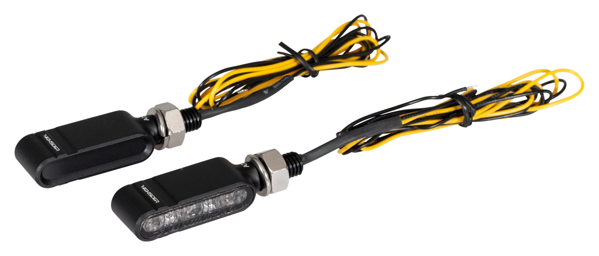 Semnalizatoare LED Bronx 2.0 Highsider - Design CNC, Sticlă Fumurie