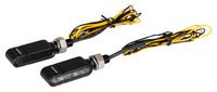 Semnalizatoare LED Bronx 2.0 Highsider - Design CNC, Sticlă Fumurie