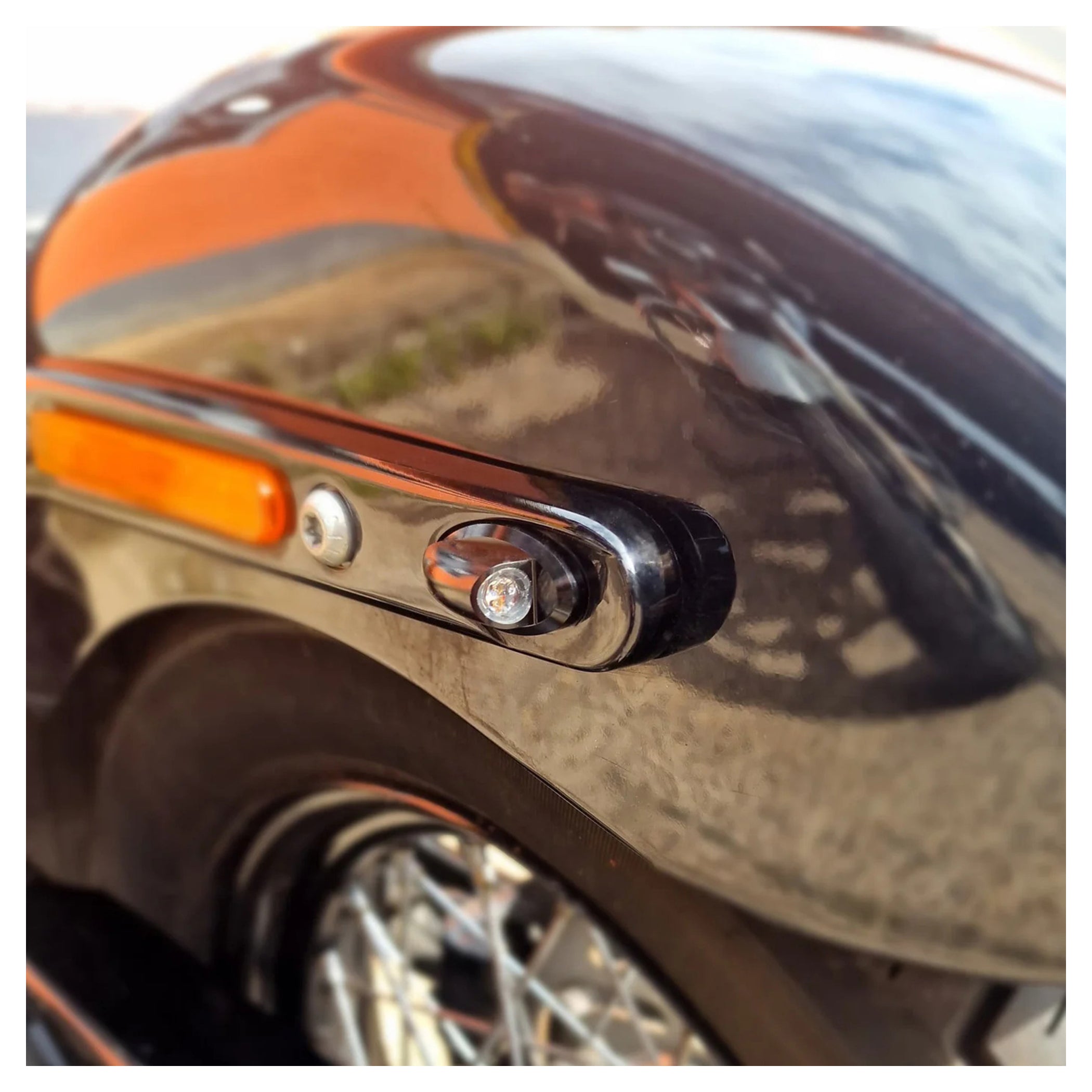 Semnalizatoare LED mo.blaze tens HD Fender motogadget - Harley-Davidson, ECE