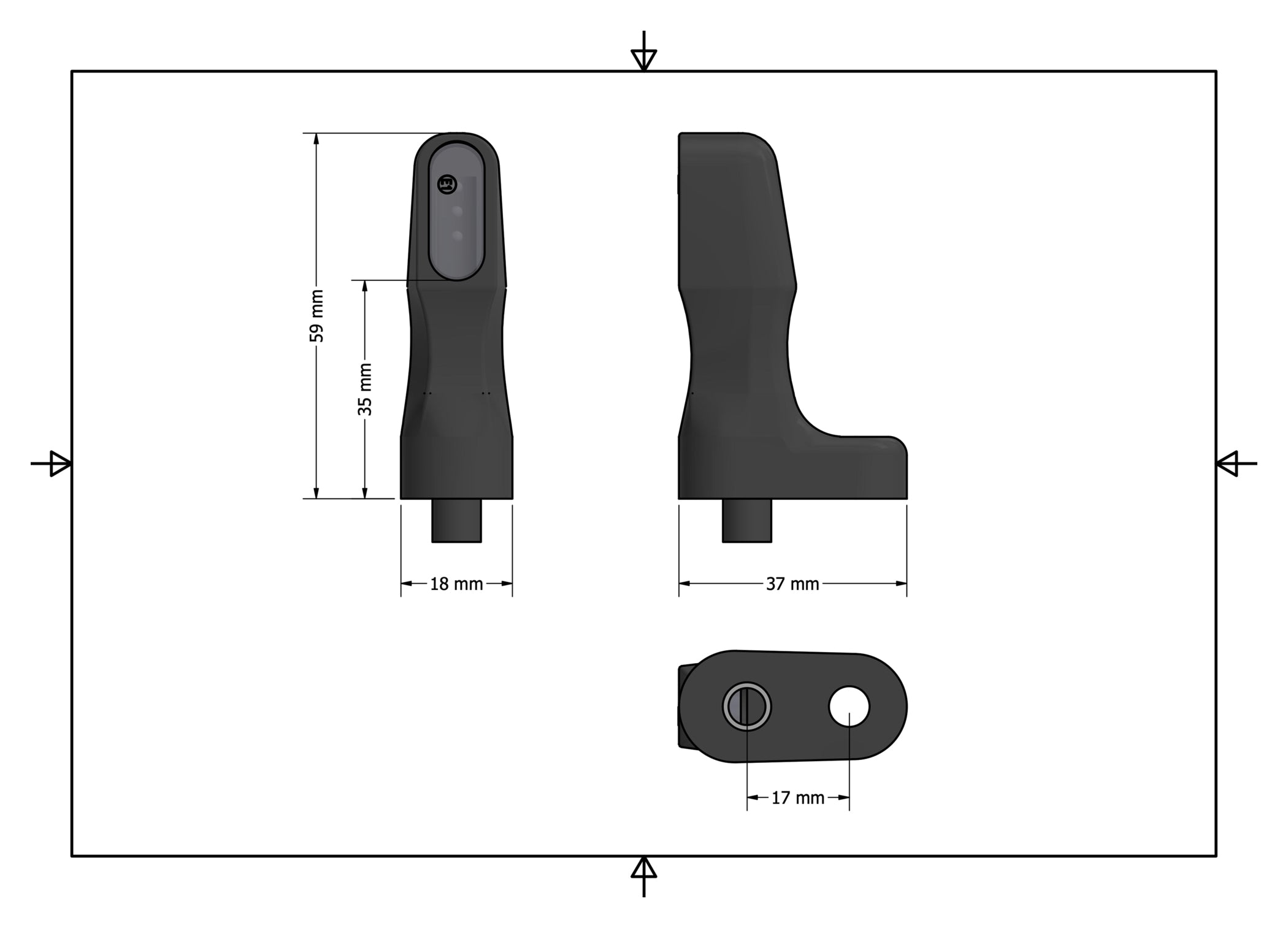 Semnalizatoare LED Motoism Union Evo Triumph - E-aprobate, Plug&Play