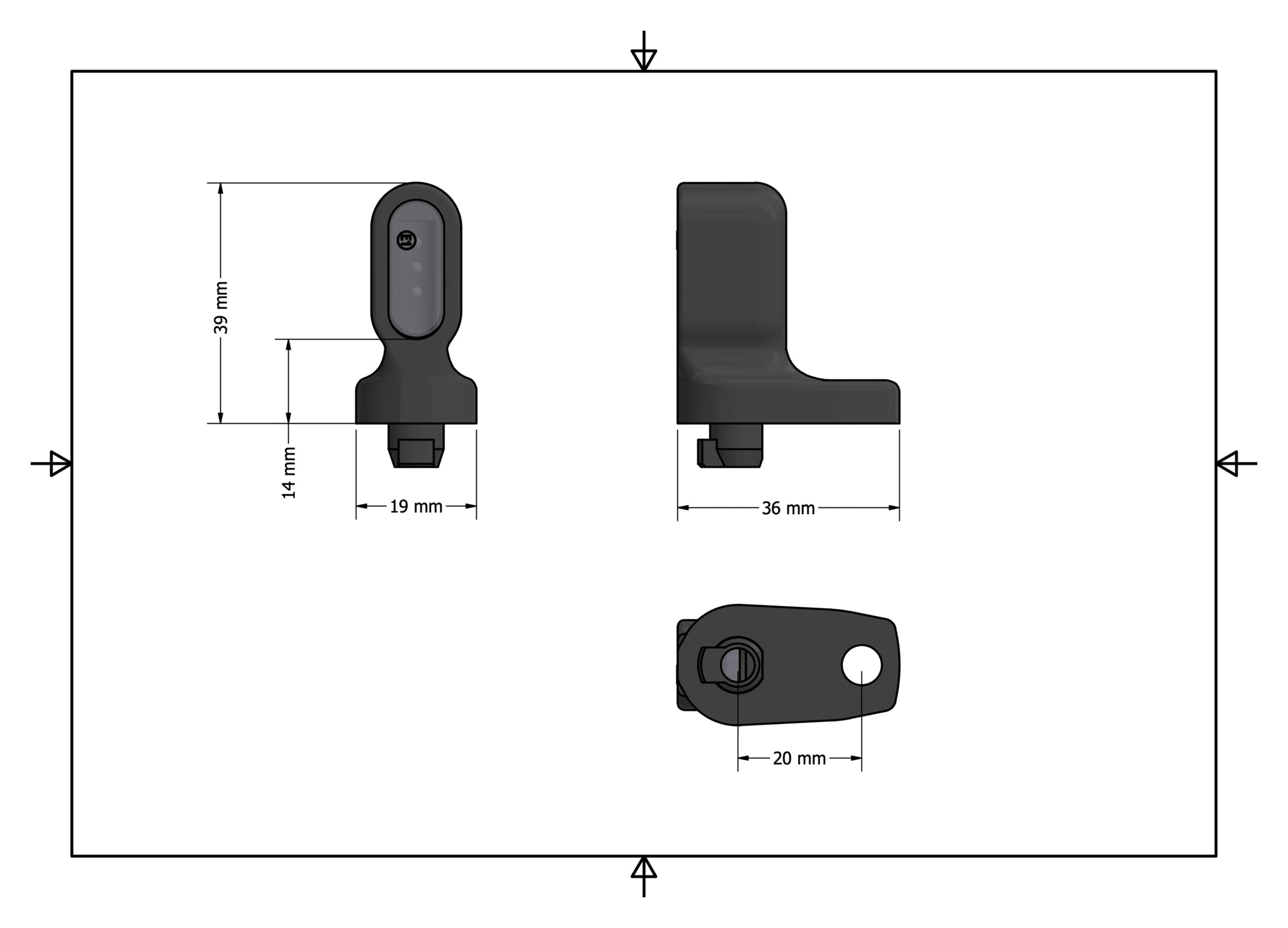 Semnalizatoare LED Type-One Short MOTOISM - Ultra-compacte, E-Mark