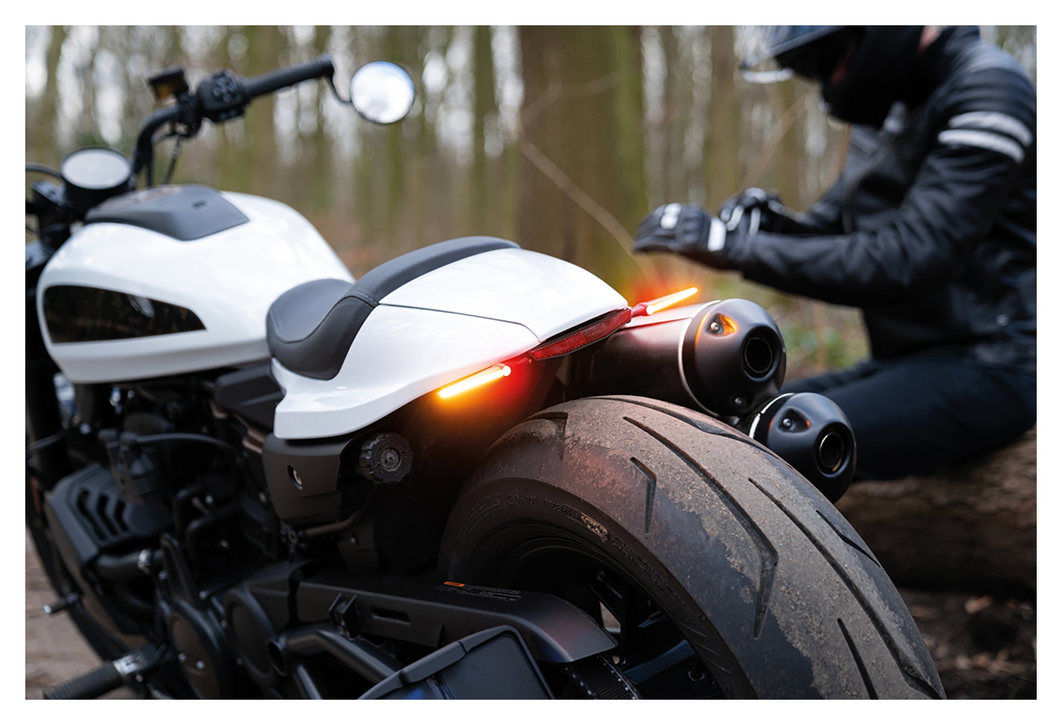 Semnalizatoare Moto LED Kellermann Jetstream DF 3in1 - Secvențiale, Spate