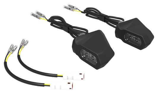 Semnalizatoare Motoism Spring Short FTR 1200 - LED, Carbon, E-Mark