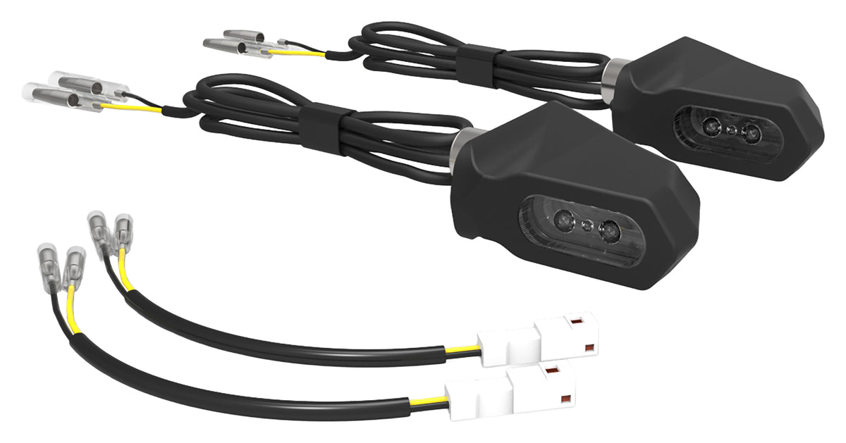 Semnalizatoare Motoism Spring Short FTR 1200 - LED, Carbon, E-Mark