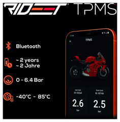 Senzori Presiune Anvelope TPMS Rideet - Monitorizare Inteligentă