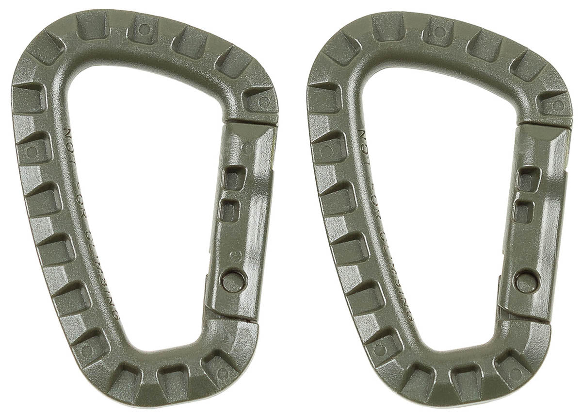 Set 2 Carabine Plastic Oliv MFH - 100% POM, Ø 7mm x 8.5cm