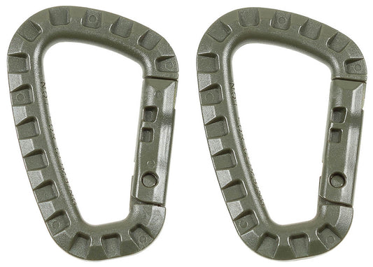 Set 2 Carabine Plastic Oliv MFH - 100% POM, Ø 7mm x 8.5cm