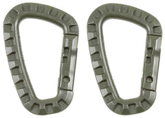 Set 2 Carabine Plastic Oliv MFH - 100% POM, Ø 7mm x 8.5cm