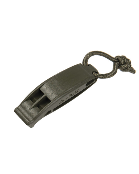 Set 2 Fluiere de Semnalizare Mil-Tec MOLLE – Duraflex, EN ISO 12402-8, Oliv