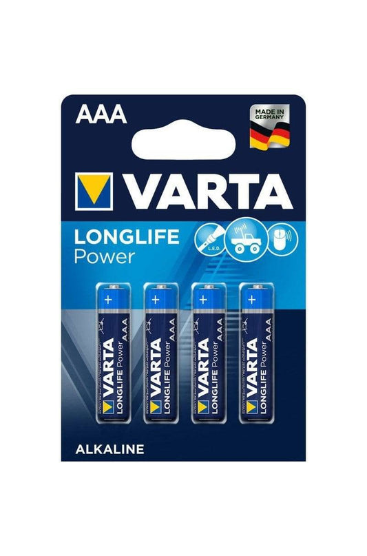 Set 4 Baterii Alcaline Aaa 1,5V Varta Longlife 4903