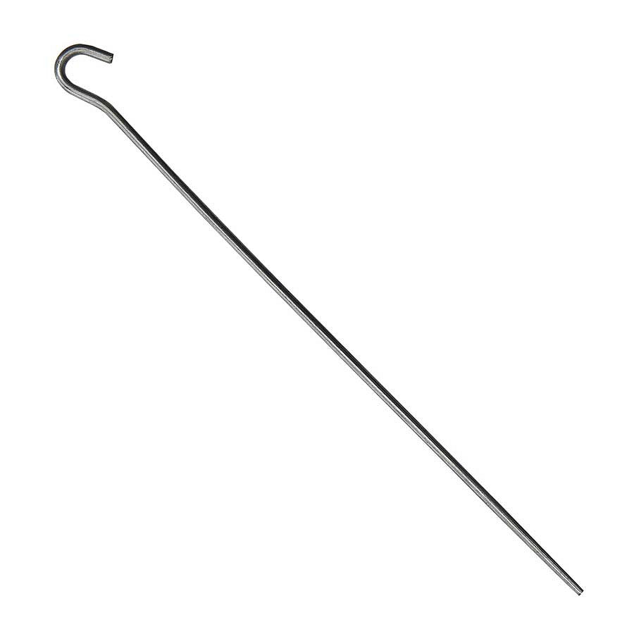 Set 50 Pene de Sol 30cm Argintiu/Crom - Fixare Supremă pe Teren