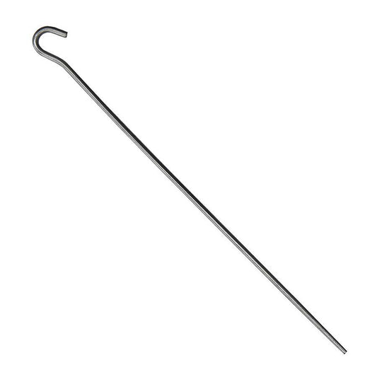 Set 50 Pene de Sol 30cm Argintiu/Crom - Fixare Supremă pe Teren