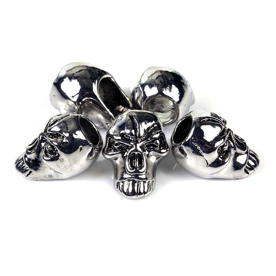 Set Accesorii Paracord Skull #2148-7 Crom - Stil Tactic Distinctiv
