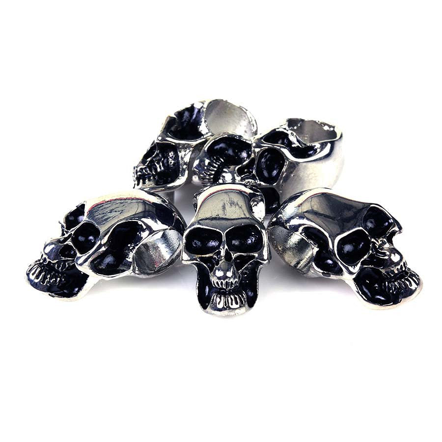 Set Accesorii Skull set #2148-2 Argintiu Crom - Accente Tactic-Robuste