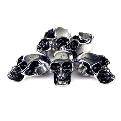 Set Accesorii Skull set #2148-2 Argintiu Crom - Accente Tactic-Robuste