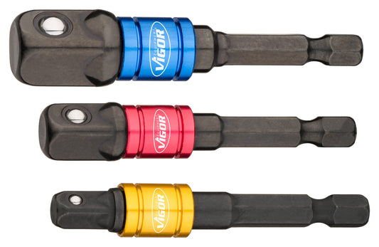 Set Adaptoare Chei Tubulare Vigor - Versatilitate Atelier Moto