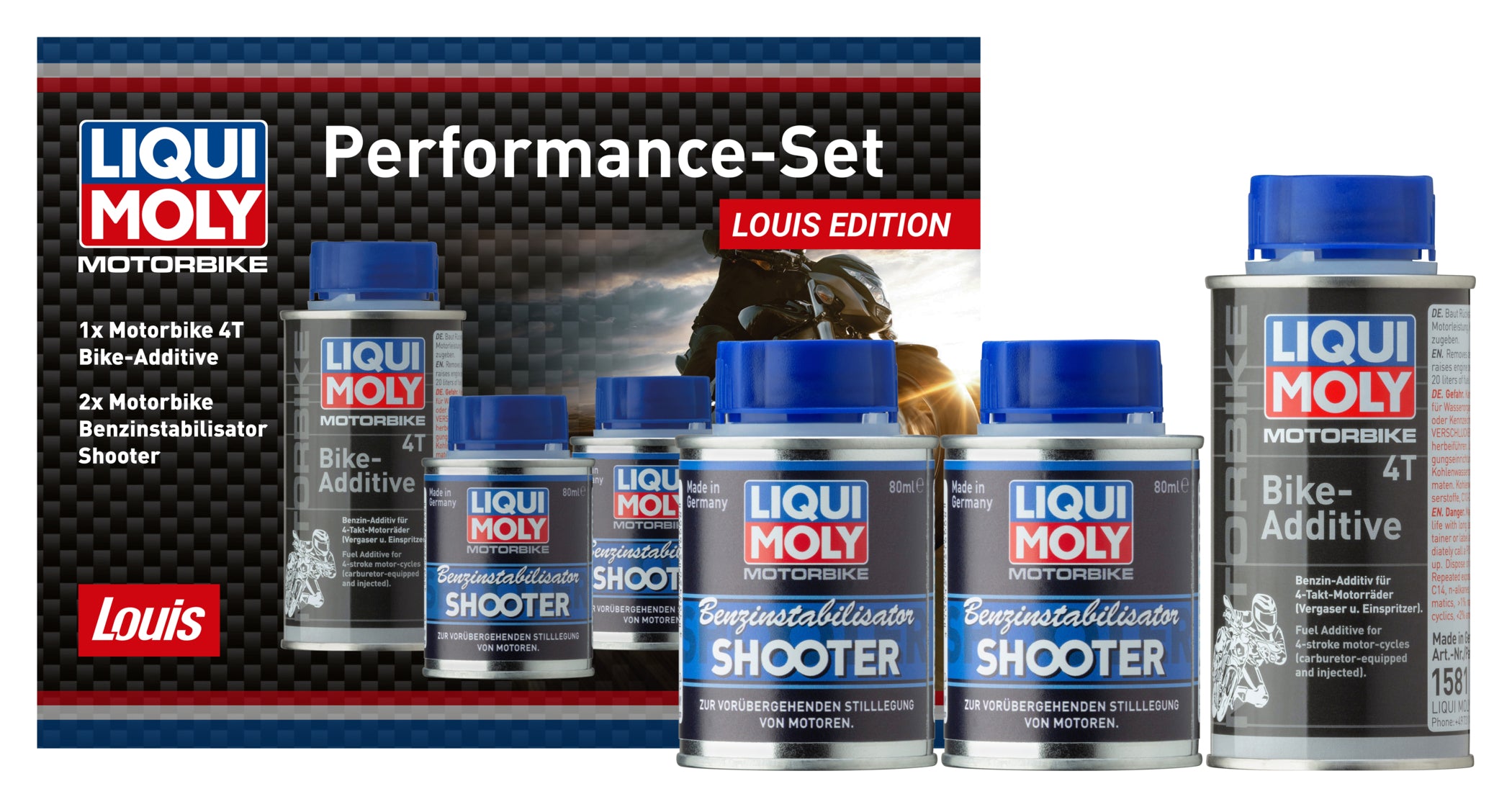 Set Aditivi Performanță Moto Liqui Moly - Protecție & Putere