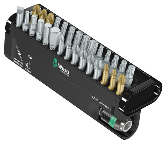 Set Biți Wera Bit-Check 30 Universal 1 - 30 Piese, Rapidaptor