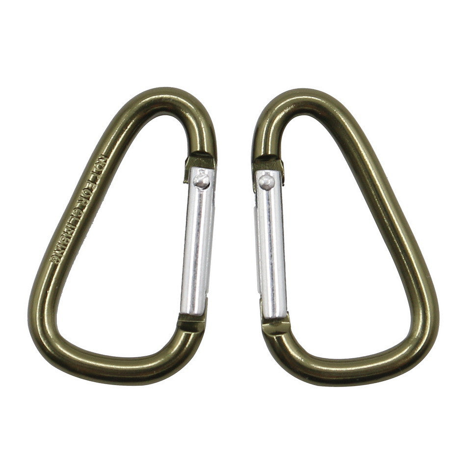 Set Carabiniere 4mm Karabijnhaken Verde - Ancorare Rapidă și Sigură