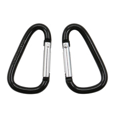 Set Carabiniere Karabijnhaken 4mm Negru - Organizează-ți Echipamentul Eficient