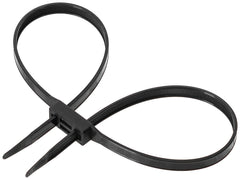 Set Cătușe Plastic Negru MFH - Nylon, 10 buc