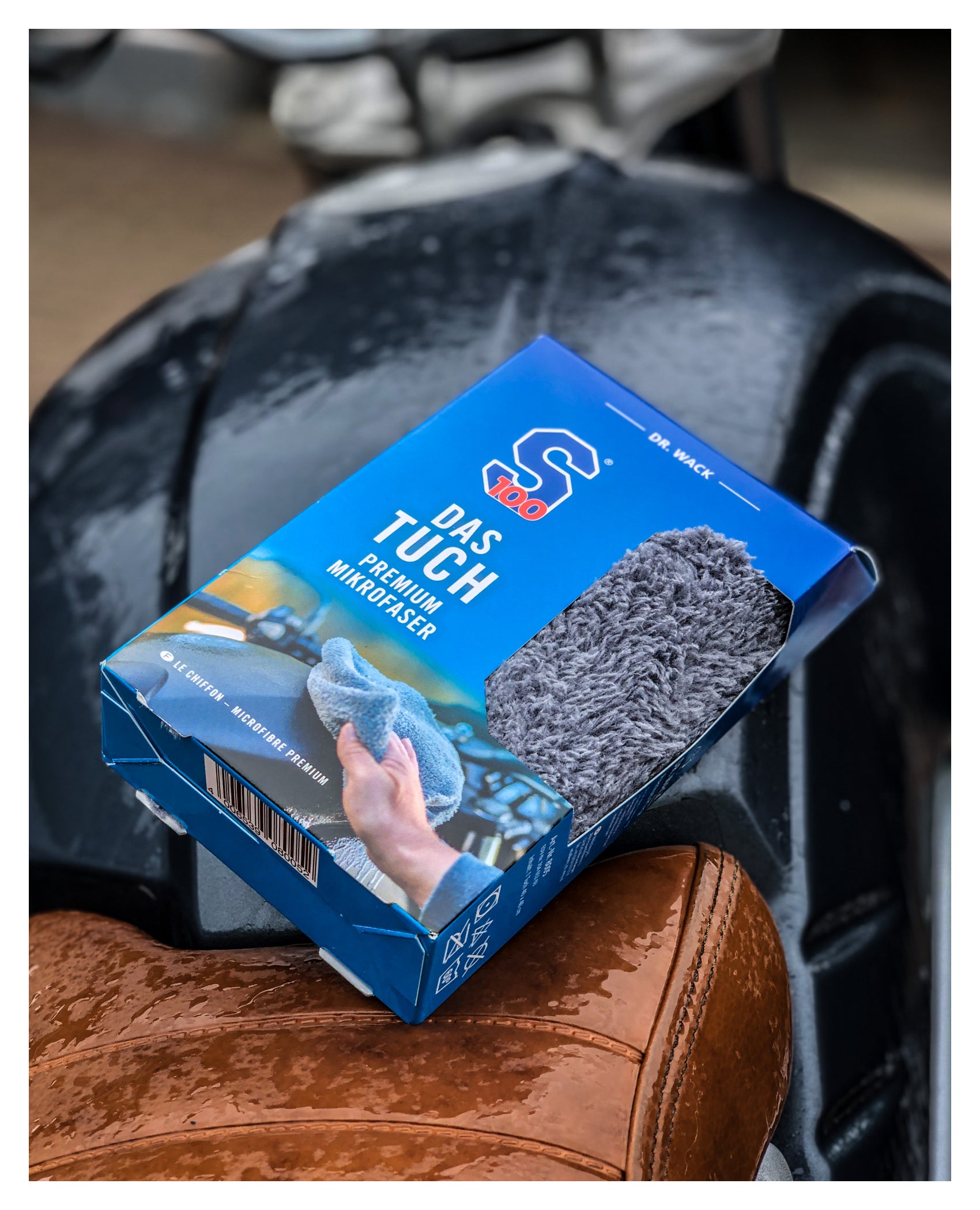 Set Ceară Mată S100 cu Lavetă Microfibră - Protecție și Îngrijire