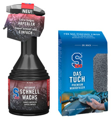 Set Ceară Rapidă S100 + Lavetă Microfibră - Protecție și Strălucire