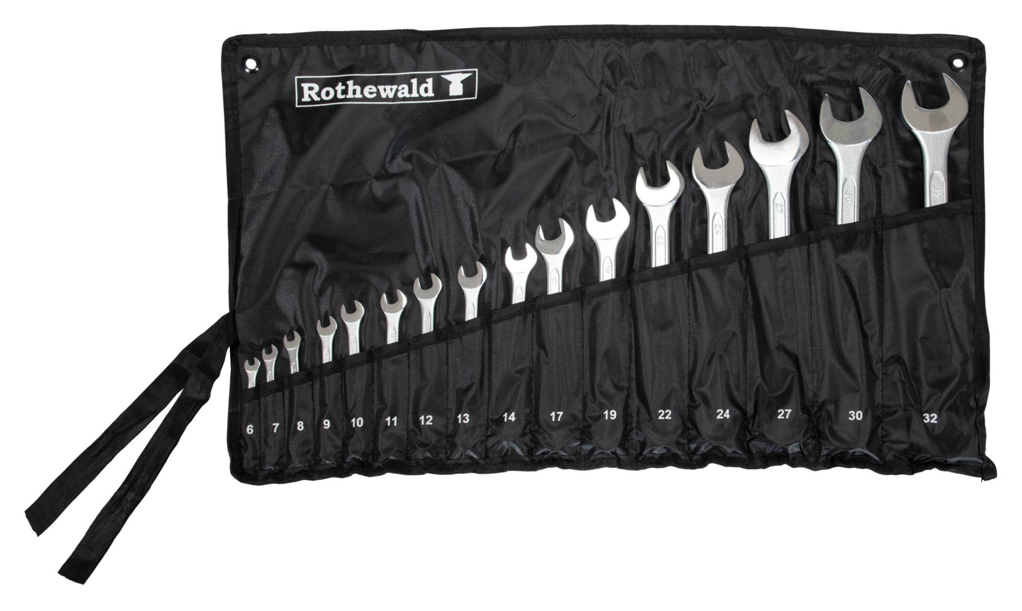 Set Chei Fixe și Inelare Rothewald - Crom-Vanadiu, 16 Piese