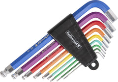Set Chei Imbus Colorate Rothewald - 9 Piese, Cap Sferic