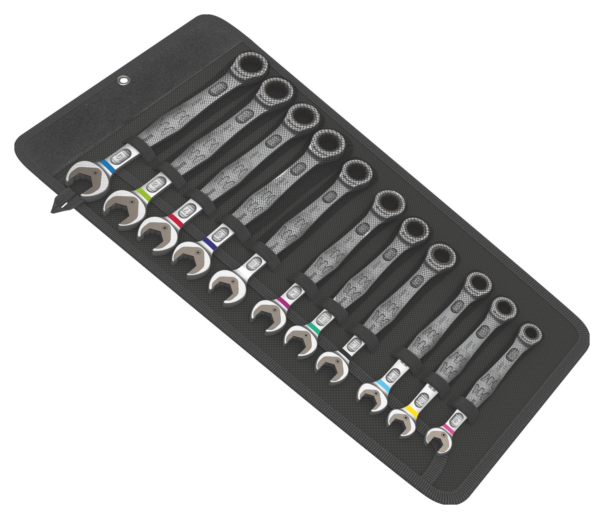 Set Chei Inelare cu Clichet Joker 11 piese Wera - Precizie & Durabilitate