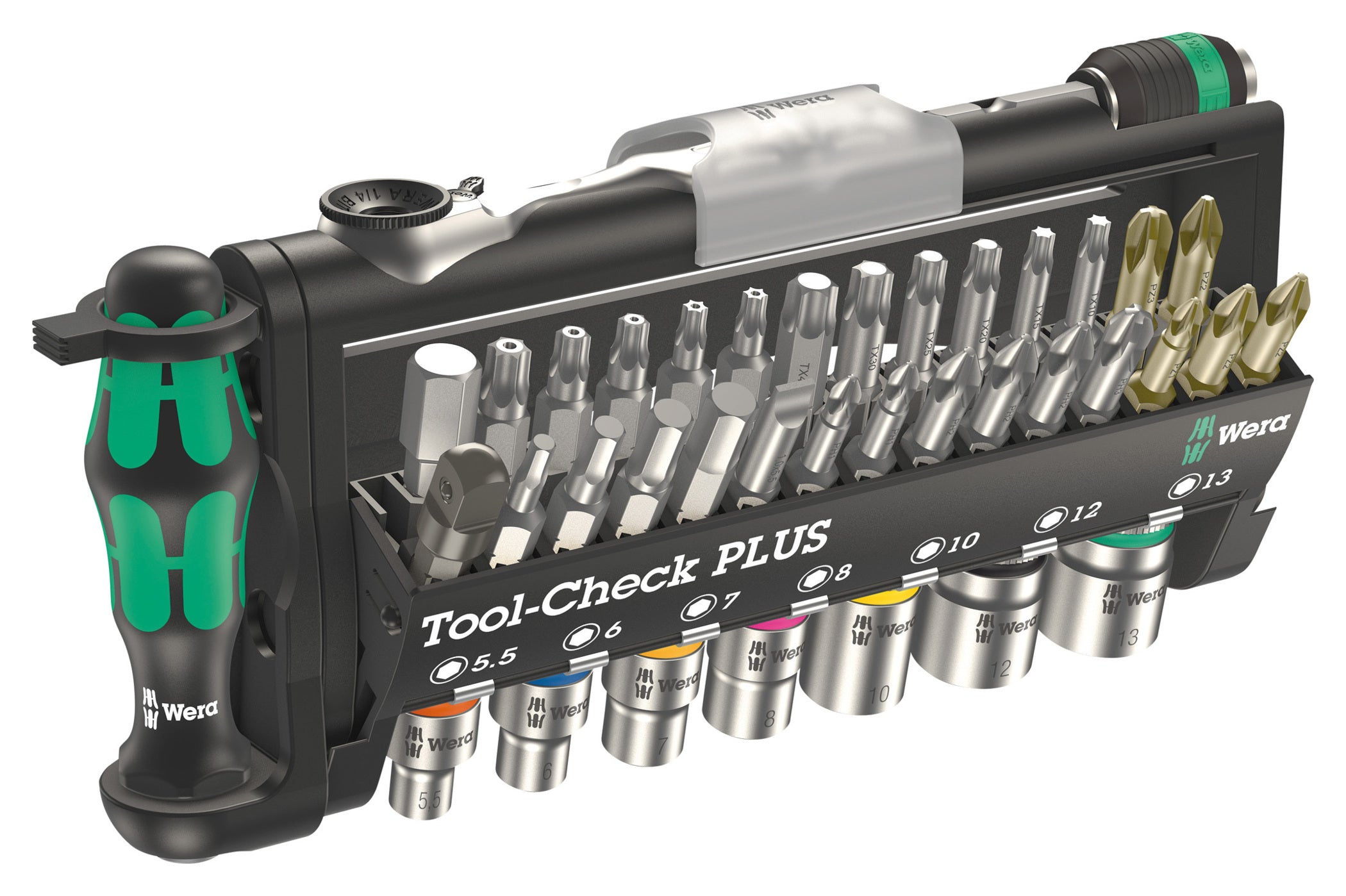 Set Chei și Biți Tool-Check PLUS Wera - 39 Piese, Metric