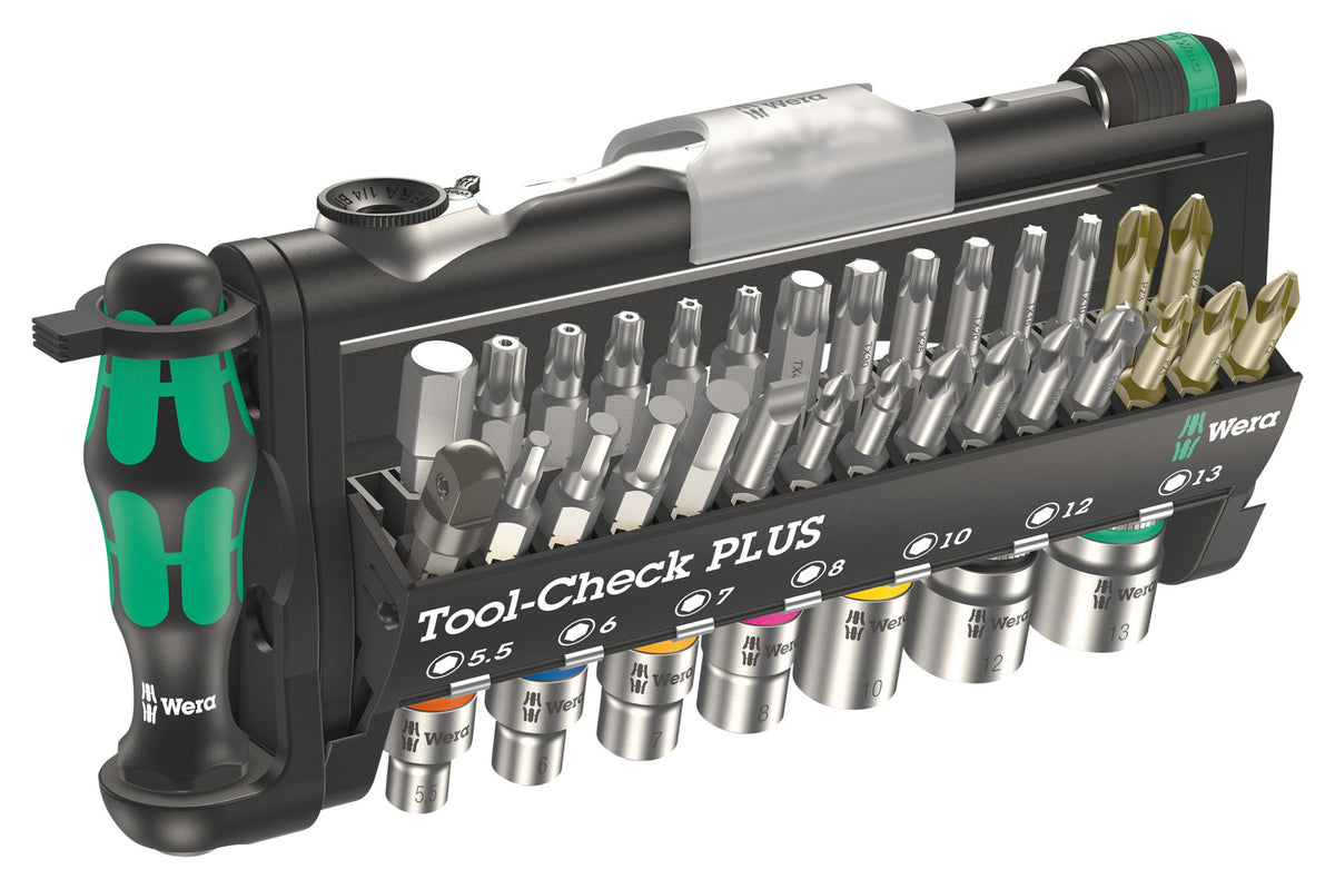 Set Chei și Biți Tool-Check PLUS Wera - 39 Piese, Metric