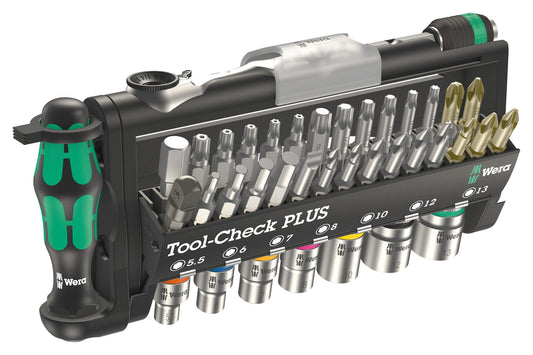 Set Chei și Biți Tool-Check PLUS Wera - 39 Piese, Metric