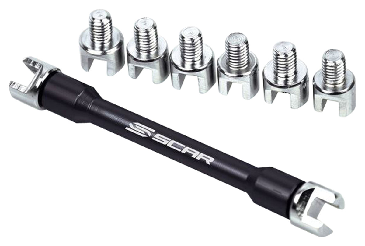 Set Chei Spițe SCAR - Aluminiu CNC, 10 Capete Interșanjabile