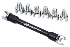 Set Chei Spițe SCAR - Aluminiu CNC, 10 Capete Interșanjabile