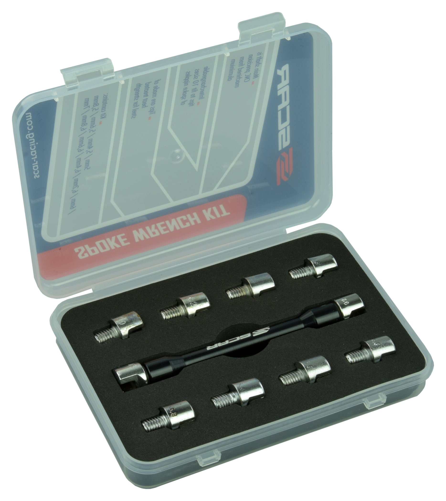Set Chei Spițe SCAR - Aluminiu CNC, 10 Capete Interșanjabile