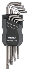 Set Chei Torx HAZET cu Cap Sferic, 8 Piese - Made in Germany