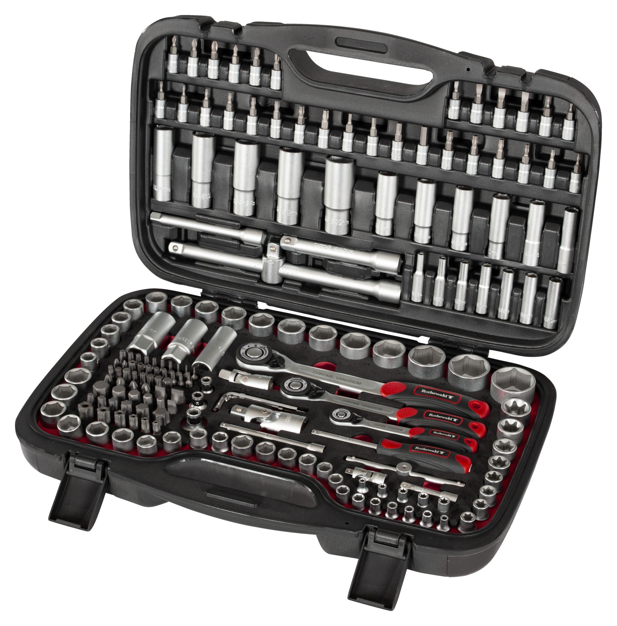 Set Chei Tubulare 180 Piese Rothewald - Complet, Profesional