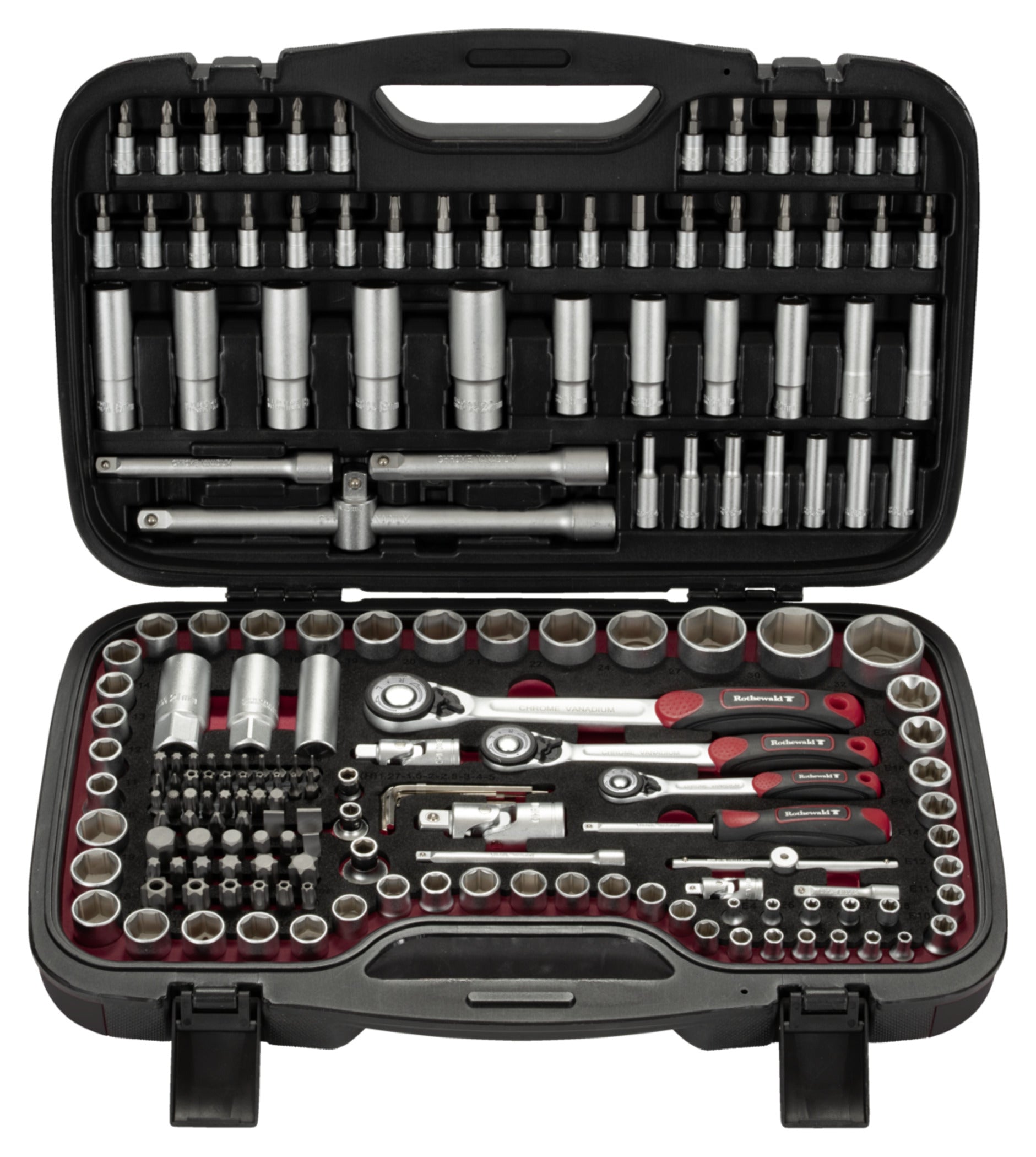 Set Chei Tubulare 180 Piese Rothewald - Complet, Profesional