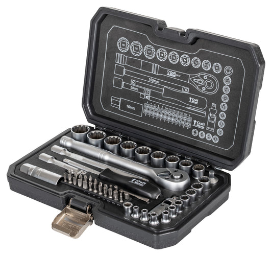 Set Chei Tubulare 52 piese Craft-Meyer - Metric & Inch