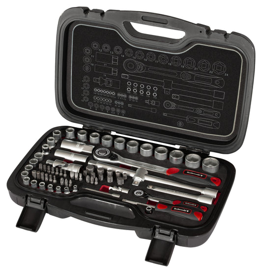 Set Chei Tubulare 69 Piese Rothewald - Trusă Completă Moto