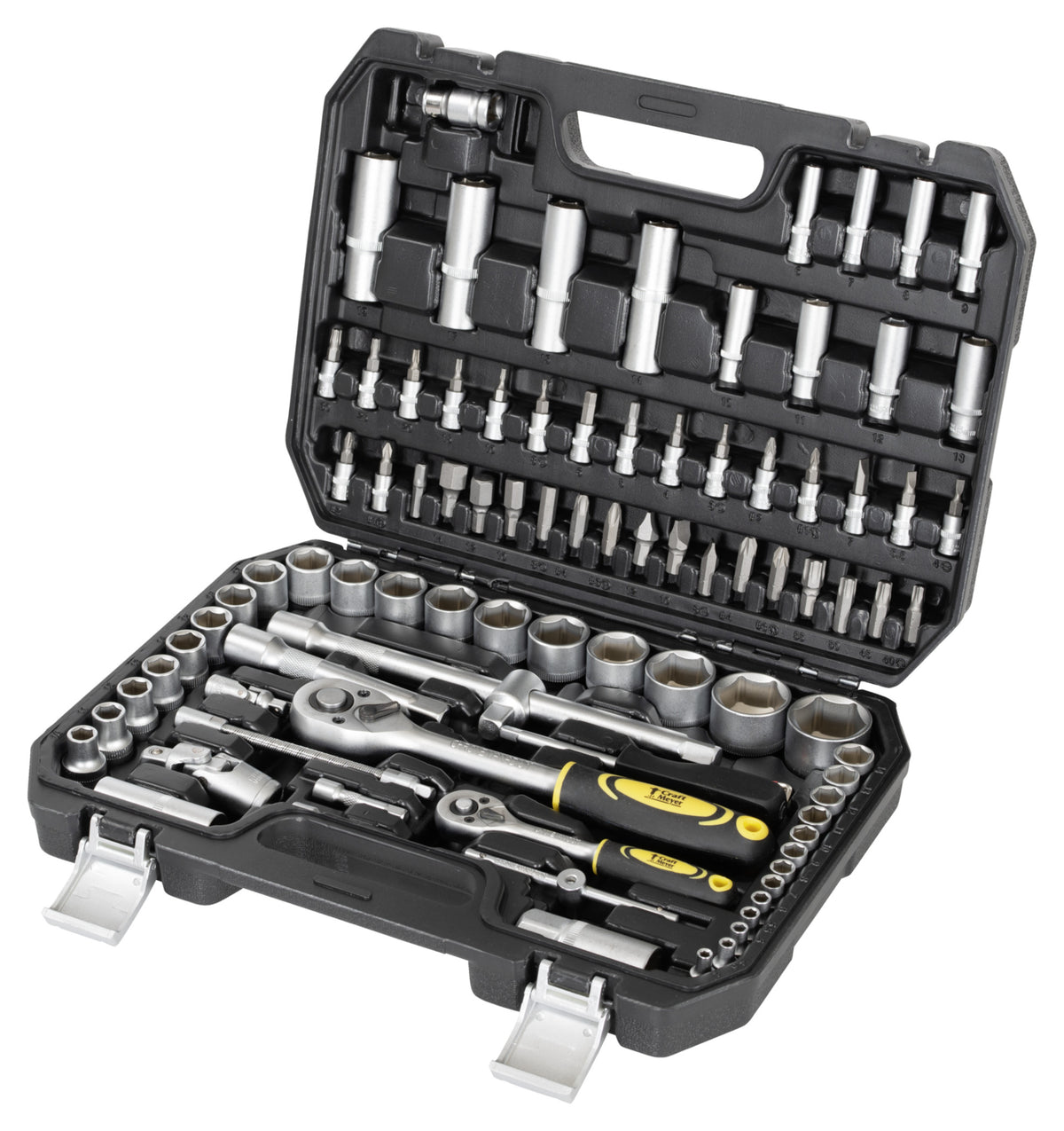 Set Chei Tubulare 94 piese Craft-Meyer - Crom-Vanadiu, Flanc-Grip