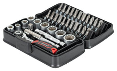 Set Chei Tubulare cu Biți 1/4" Rothewald - 35 Piese, Compact