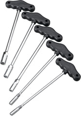 Set Chei Tubulare cu T-Griff Rothewald - 5 piese, Profesional