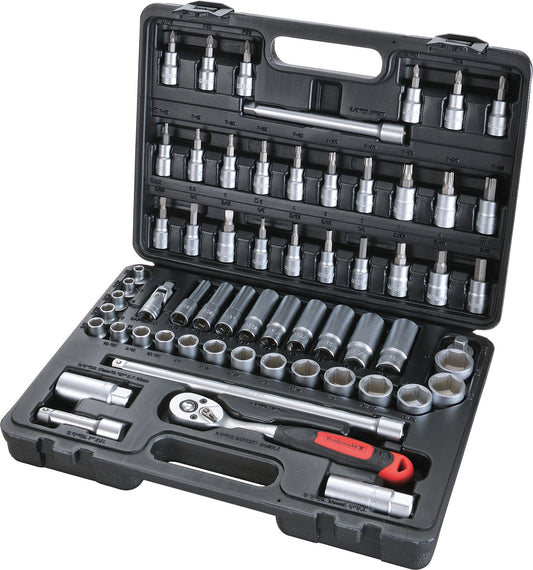 Set Chei Tubulare Profesionale Rothewald - Inch, 61 piese
