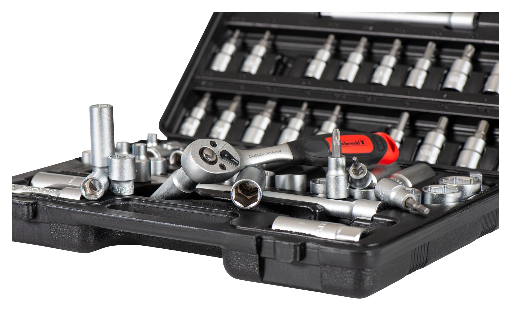 Set Chei Tubulare Profesionale Rothewald - Inch, 61 piese