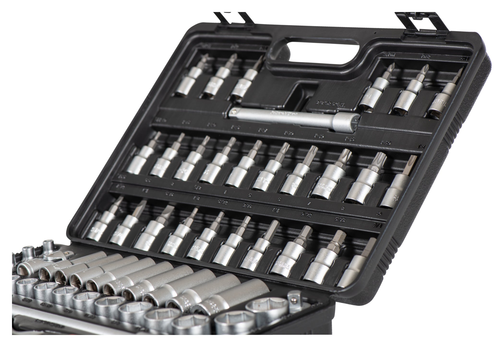 Set Chei Tubulare Profesionale Rothewald - Inch, 61 piese