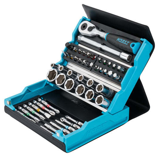 Set Chei Tubulare SmartCase HAZET - 50 piese, Compact