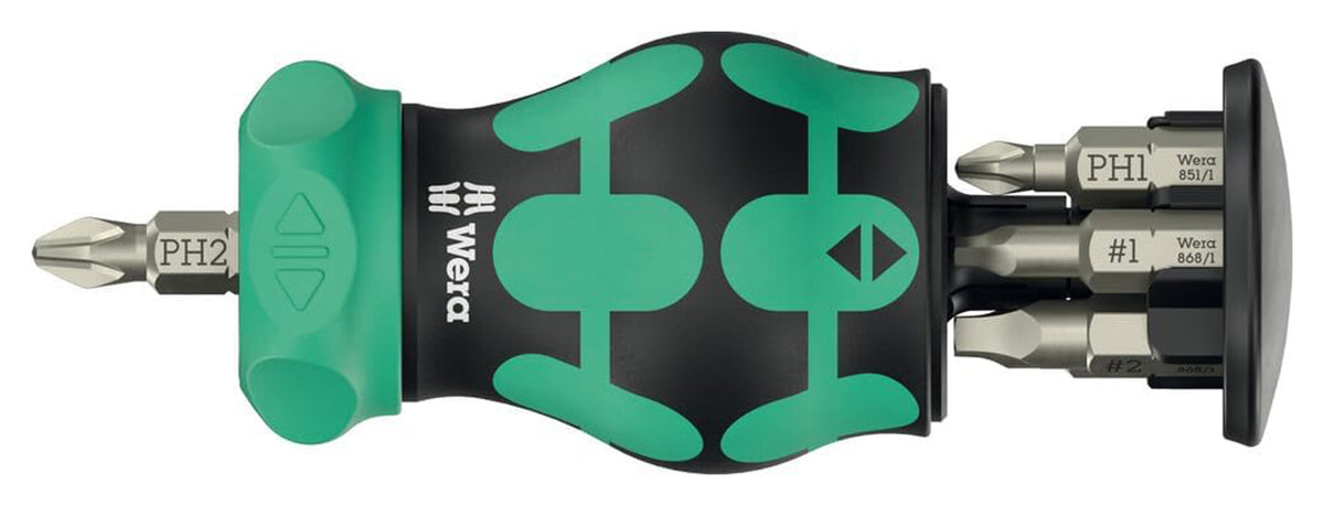 Set Chei Tubulare Wera Kraftform Kompakt Stubby RA 4 - Compact și Versatil